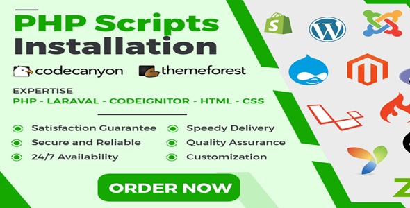 Php Laravel Script Installation Service